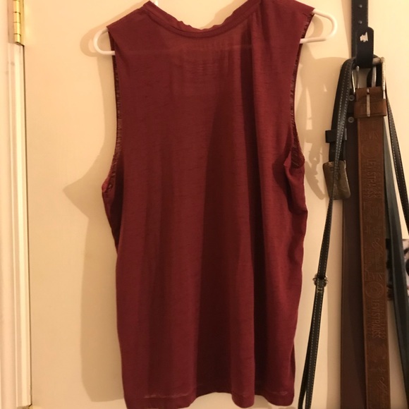 Maroon Muscle Tee - Picture 4 of 7